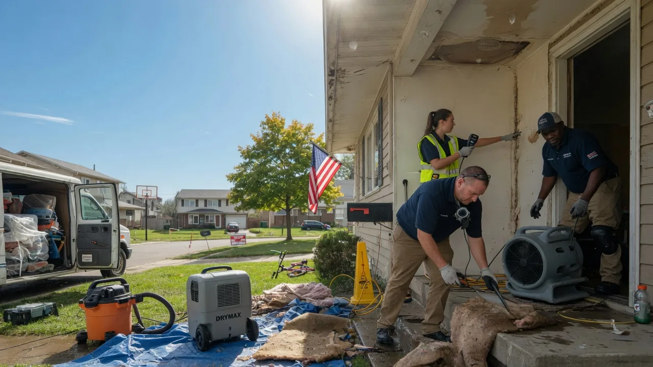 Water Damage Restoration in Walshville, IL near me
